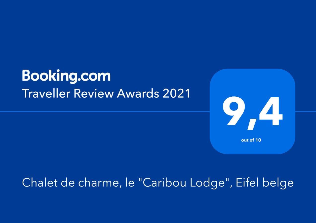 Chalet De Charme, Le "Caribou Lodge", Eifel Belge 불랑쥬 외부 사진