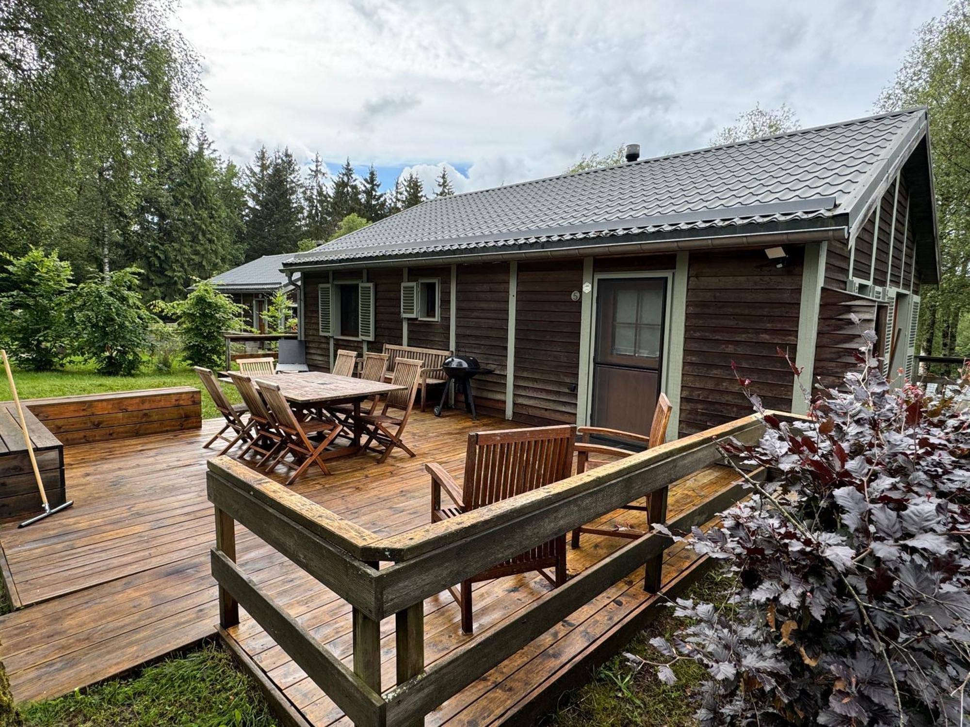 Chalet De Charme, Le "Caribou Lodge", Eifel Belge 불랑쥬 외부 사진